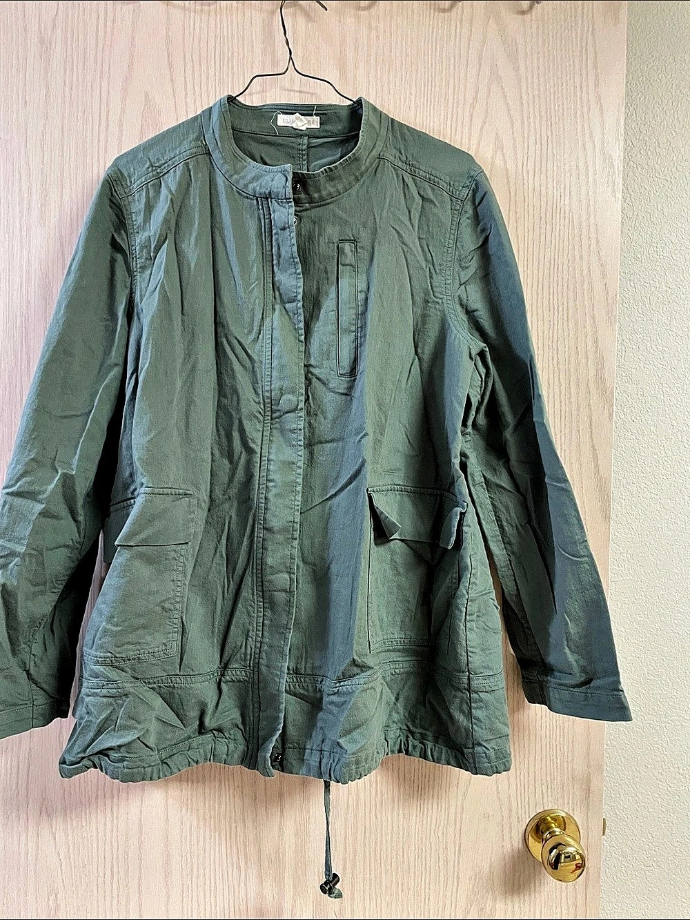 Eileen Fisher Women's Utility Jacket in Green Size L